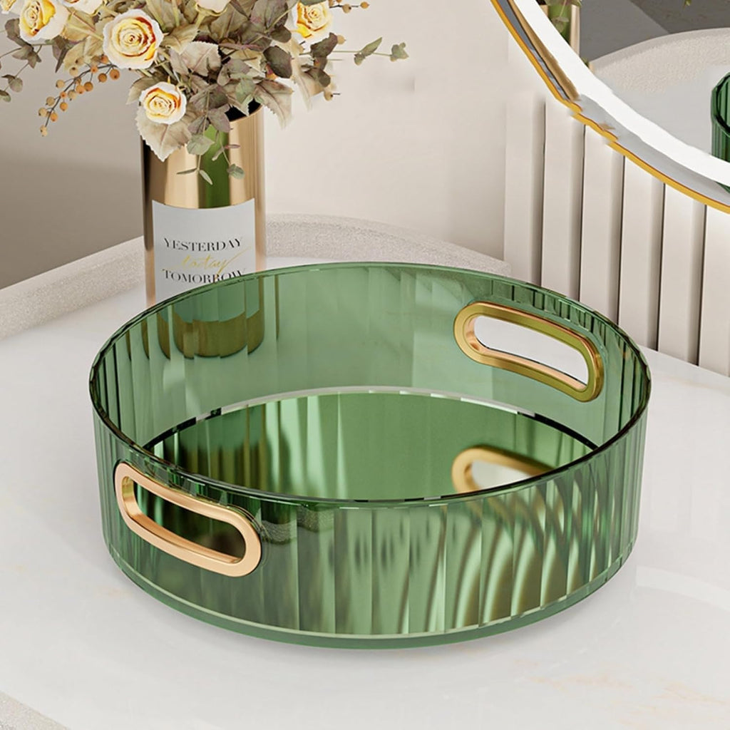 Premium Rotating Green Tray