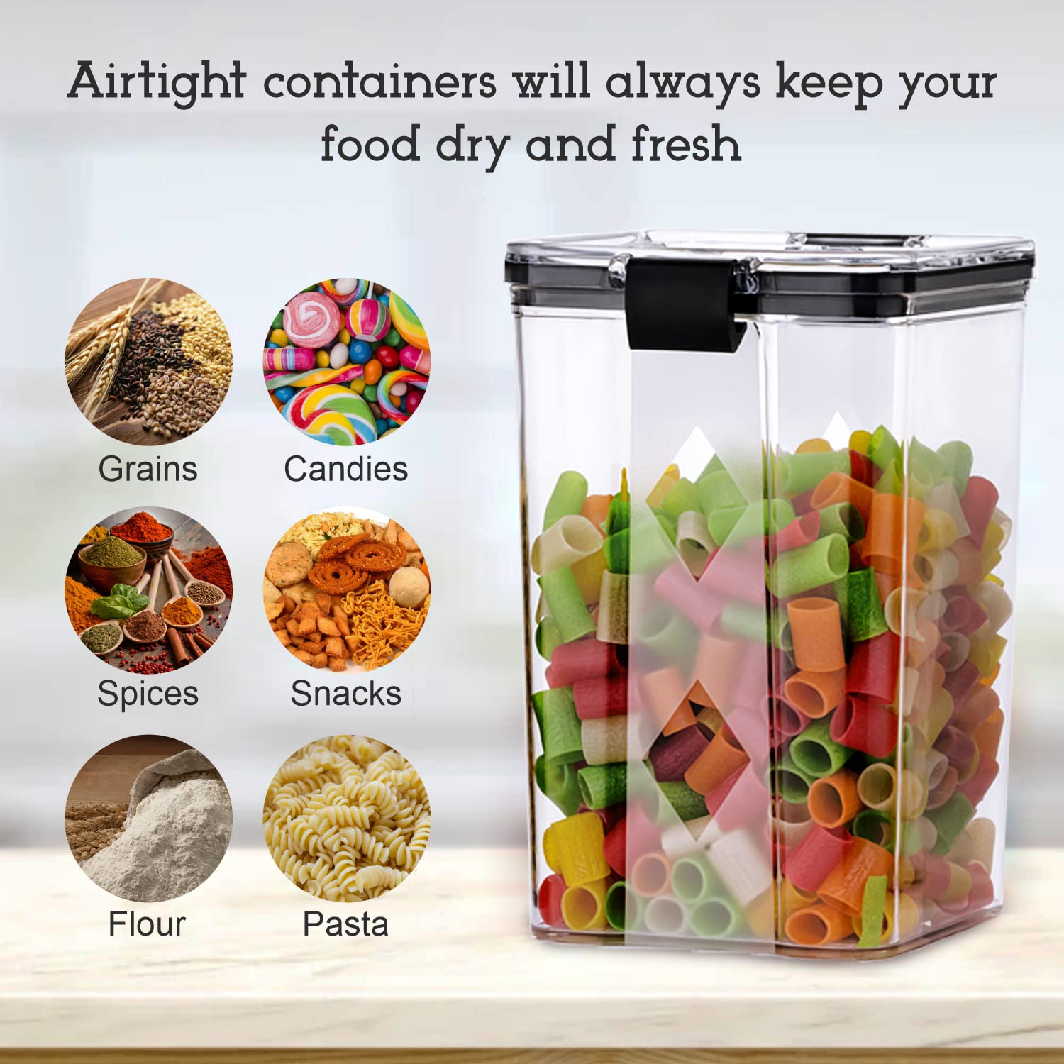 Air Tight Containers For Kitchen Storage