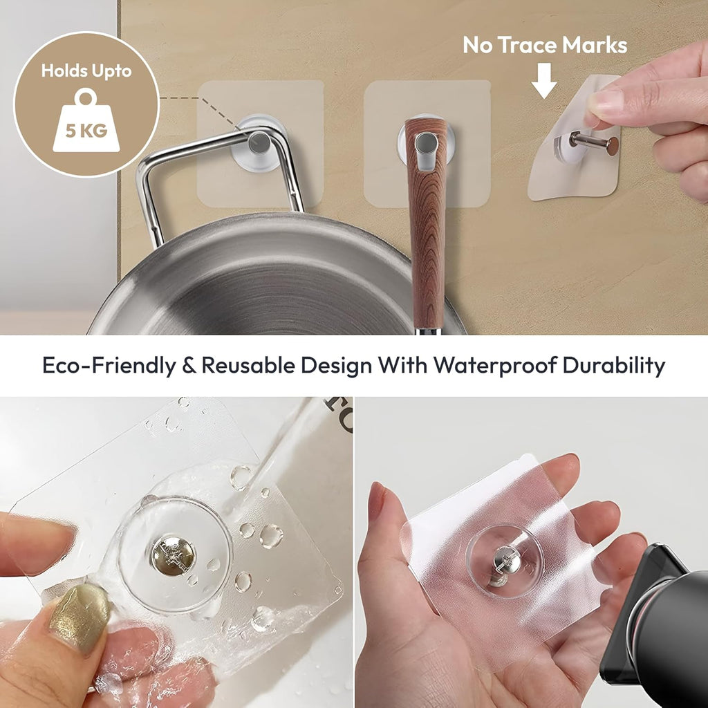 Photo Frame Hooks for Wall Without Drilling (Pack of 30)