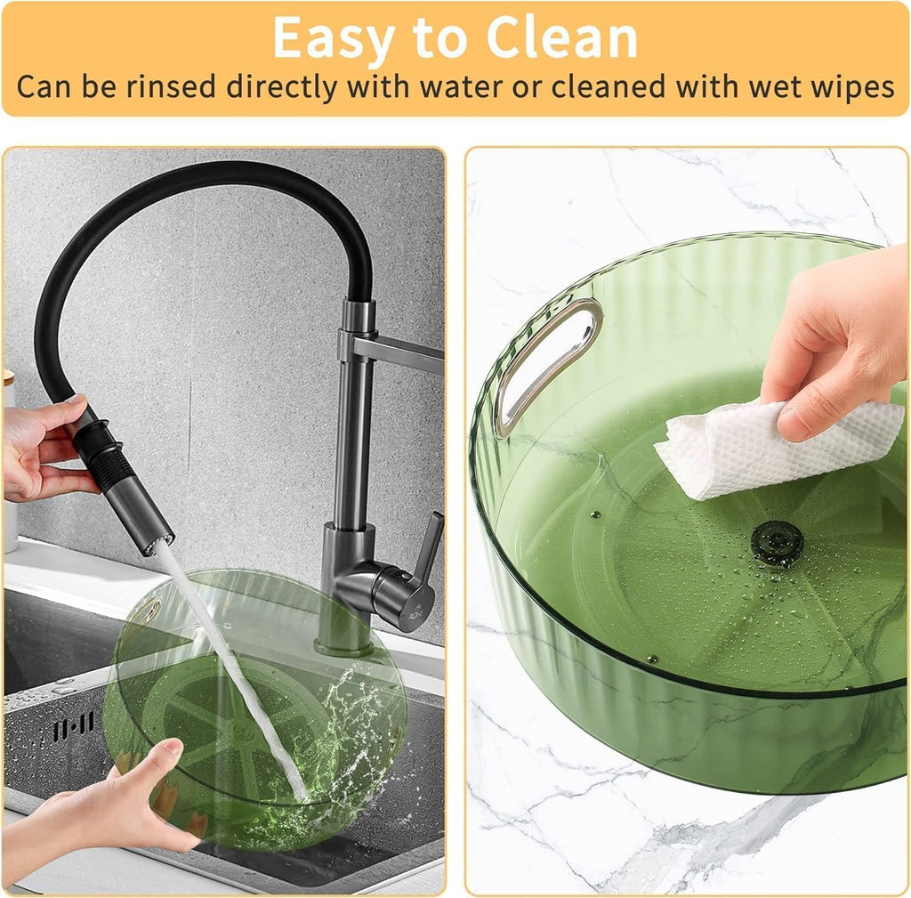 Premium Rotating Green Tray