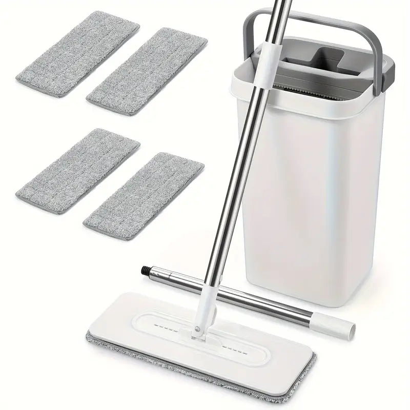 Flat Mop with Bucket