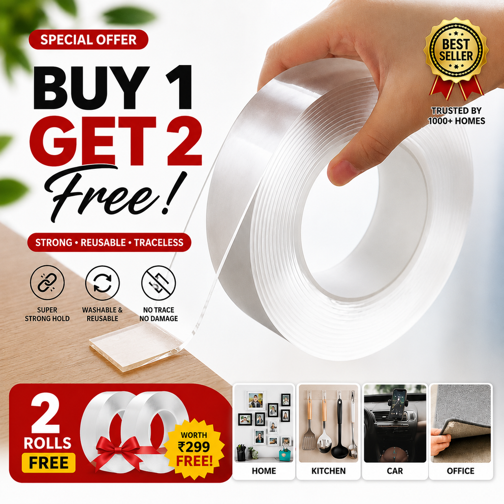 Double Sided Tape - Heavy Duty (BUY 1 GET 2 FREE)