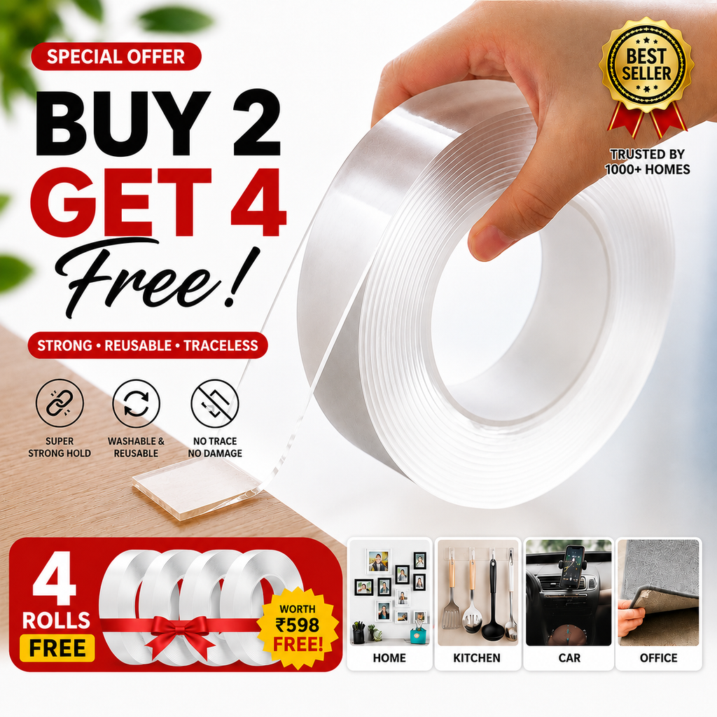 Double Sided Tape - Heavy Duty (BUY 1 GET 2 FREE)