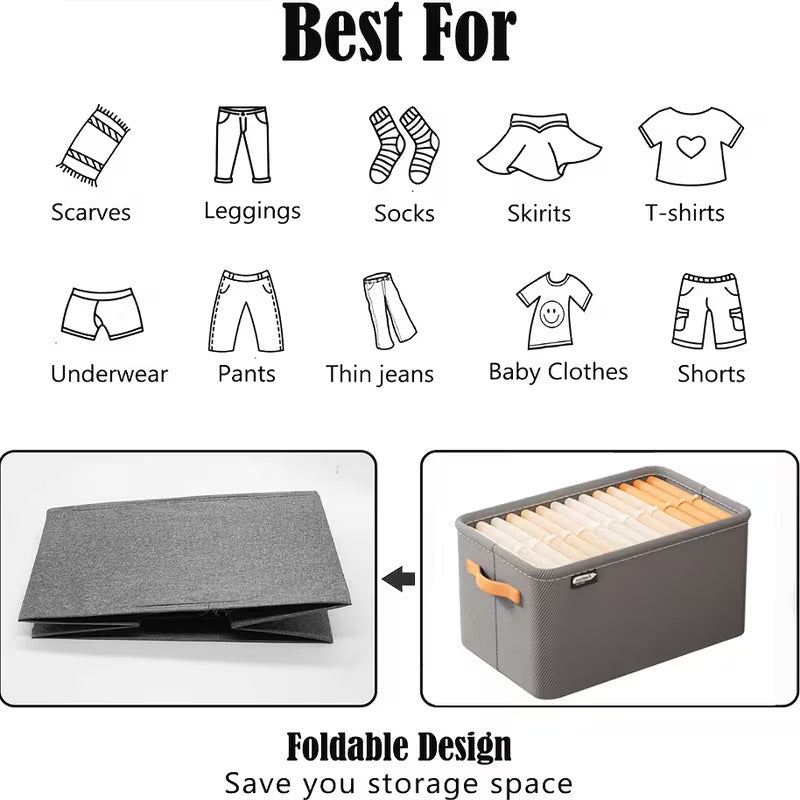 Foldable Wardrobe Organizer
